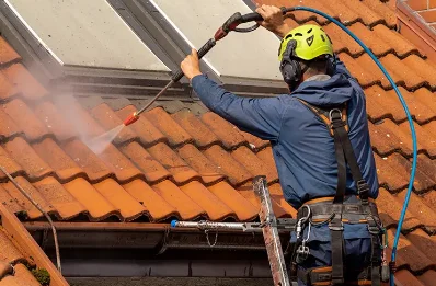Démoussage et hydrofuge de toiture à Baudreville